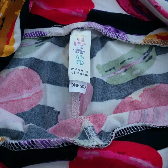 LULAROE MACAROON OS LEGGINGS - Picture 3 of 4